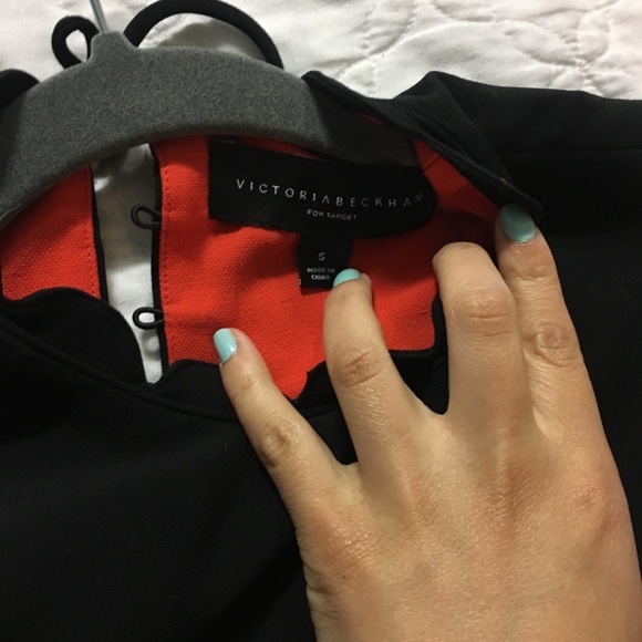 Orange and black dress - Picture 4 of 5